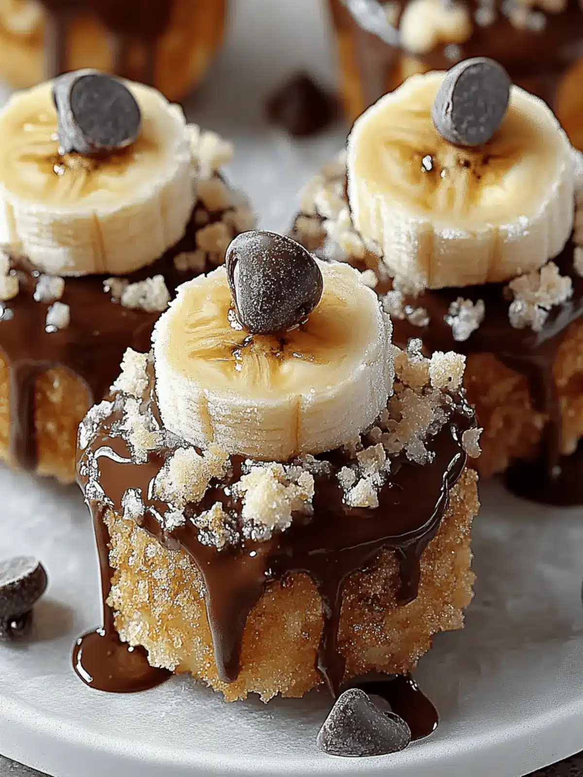 Frozen Chocolate Chip Banana Bites