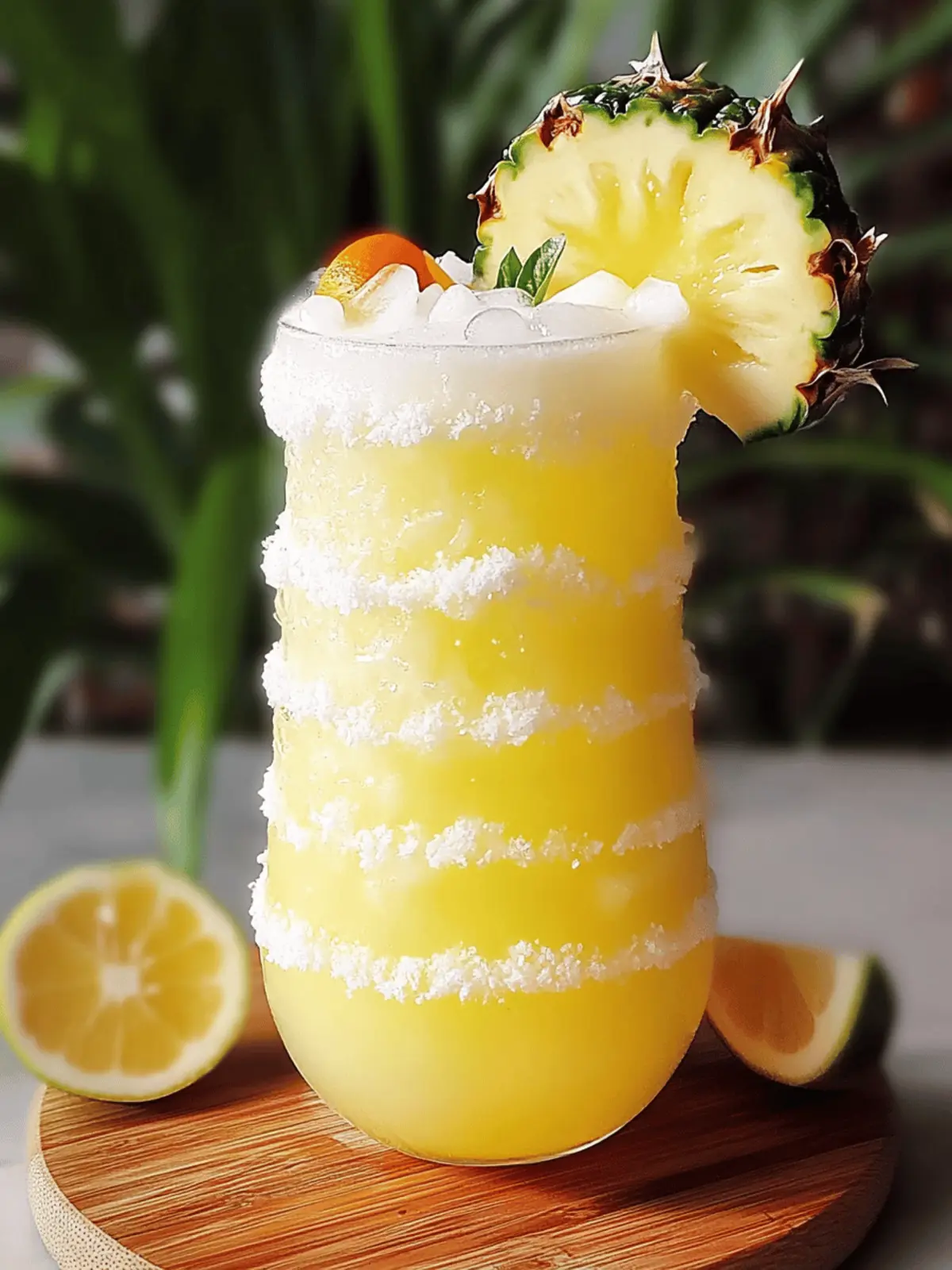Non Alcoholic Piña Colada Punch