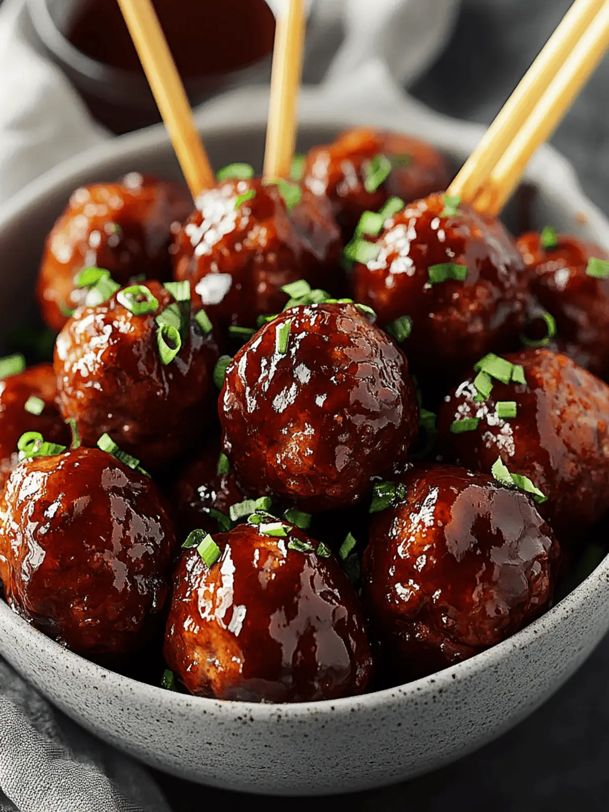 Bourbon BBQ Meatballs