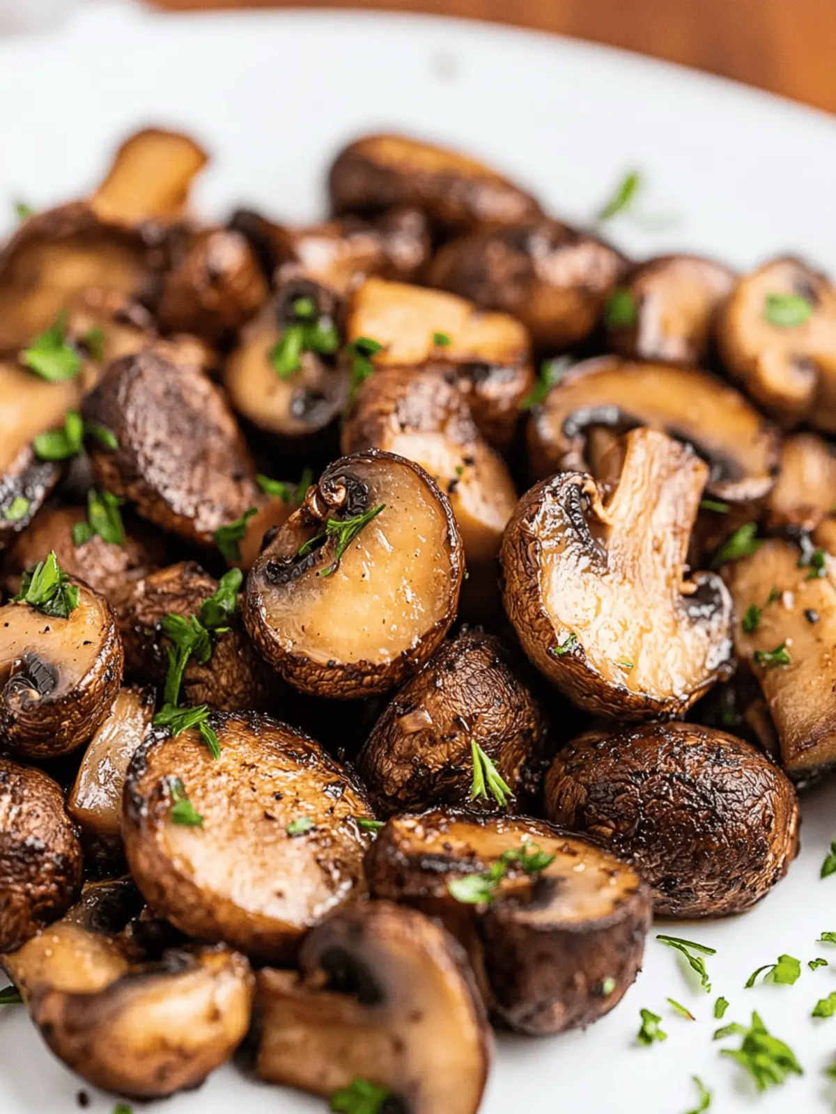Air Fryer Mushrooms