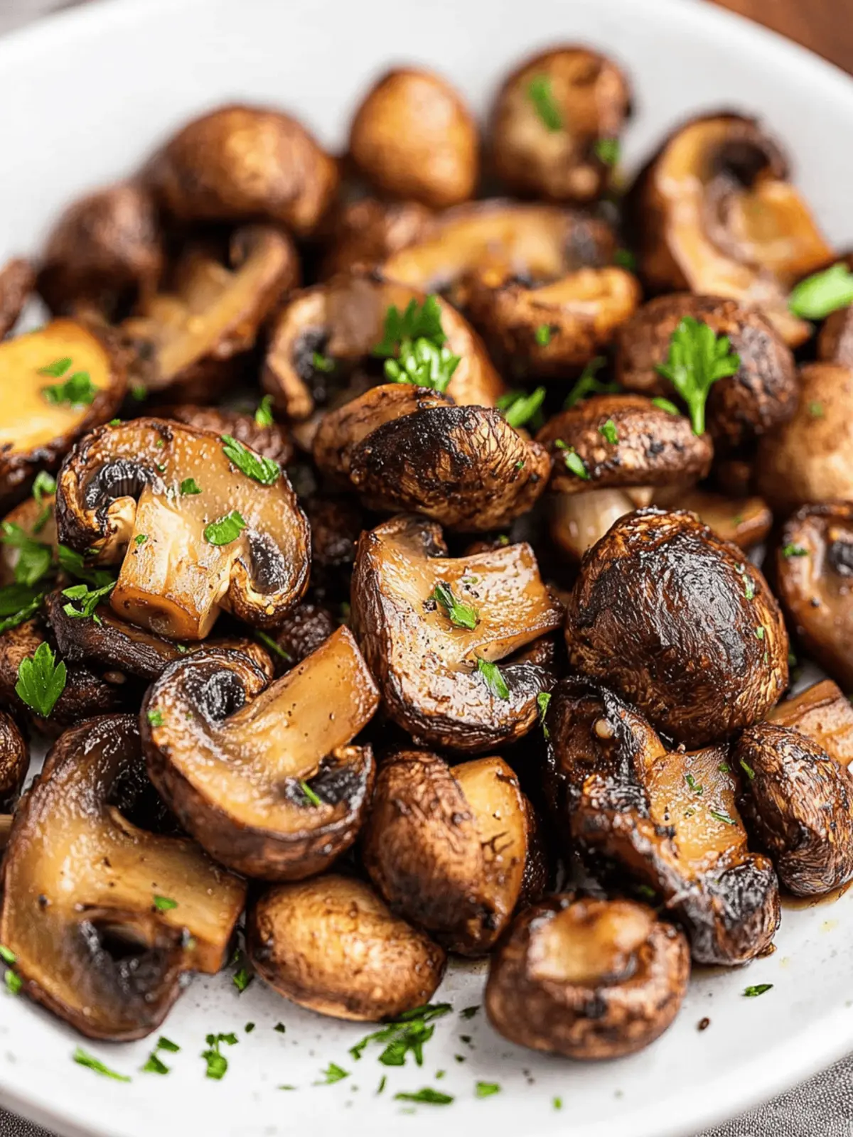 Air Fryer Mushrooms