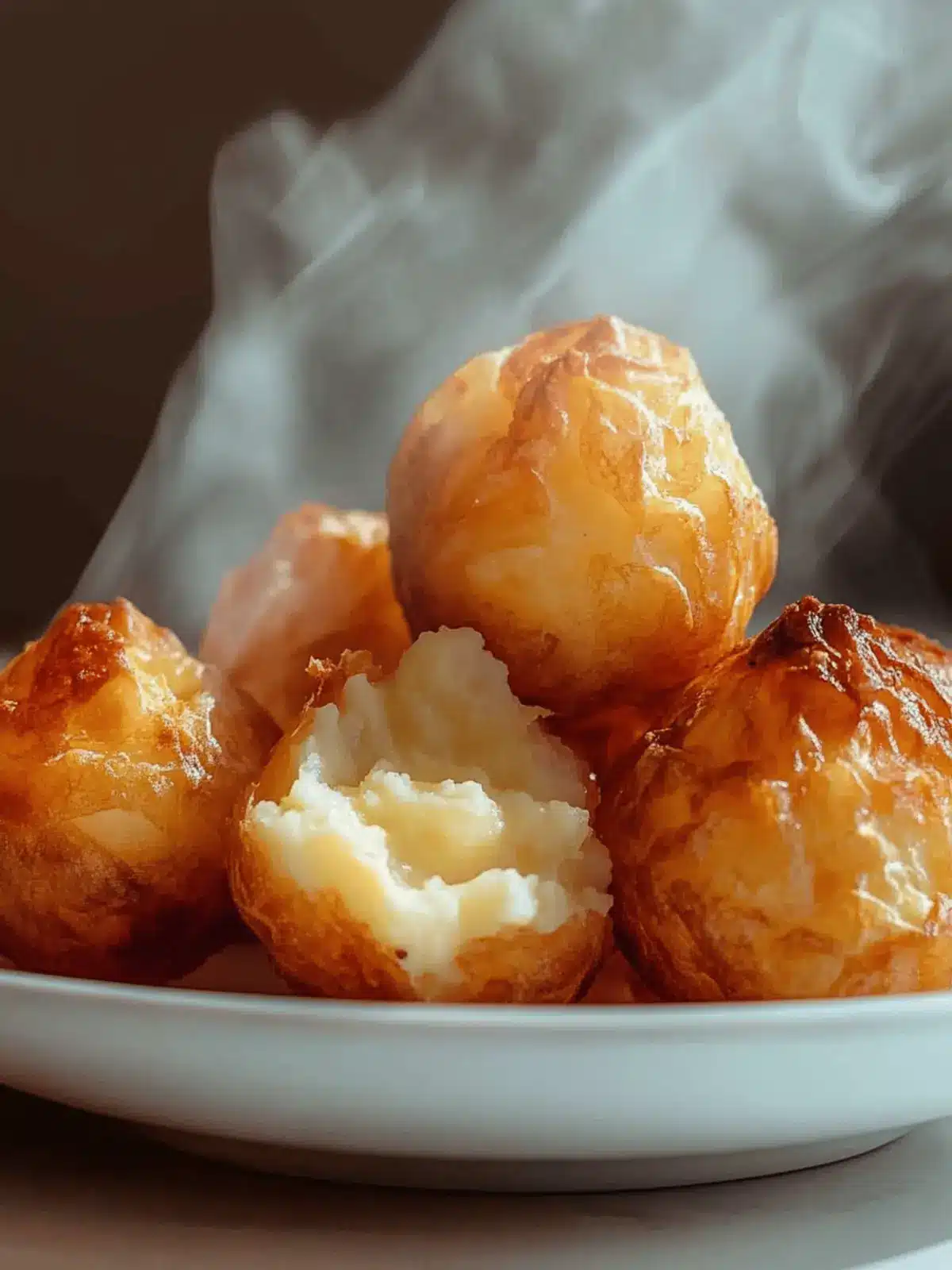Crispy Mashed Potato Cheese Puffs