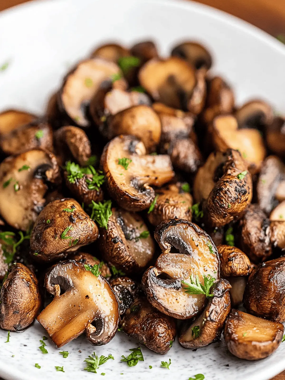 Air Fryer Mushrooms