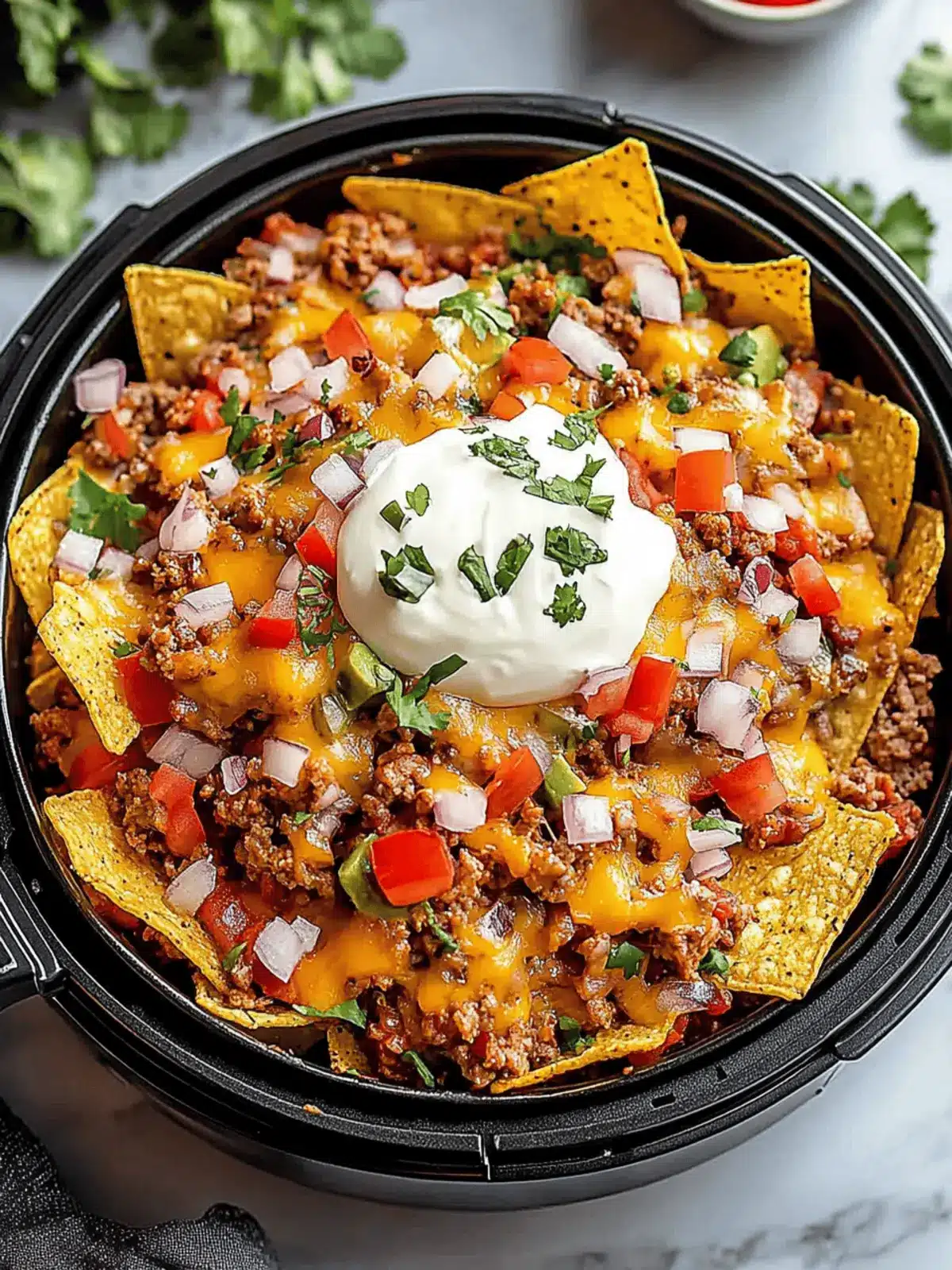 Air Fryer Nachos