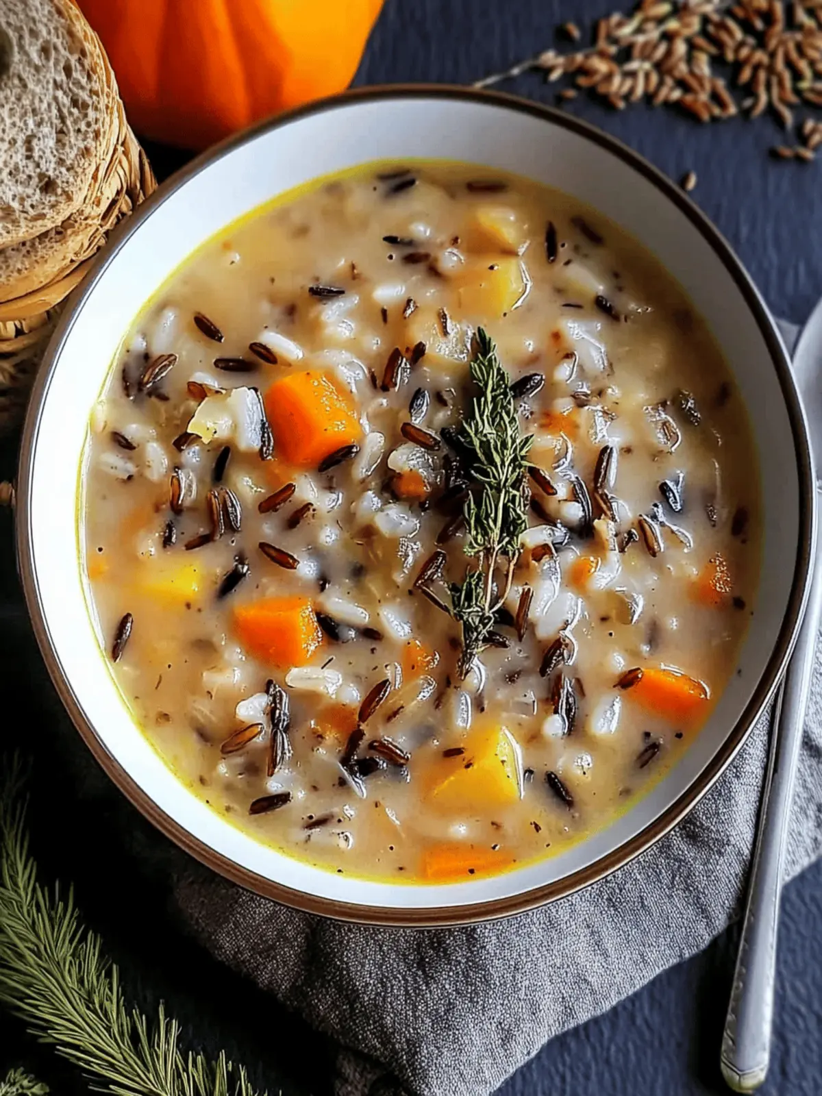Autumn Wild Rice Soup