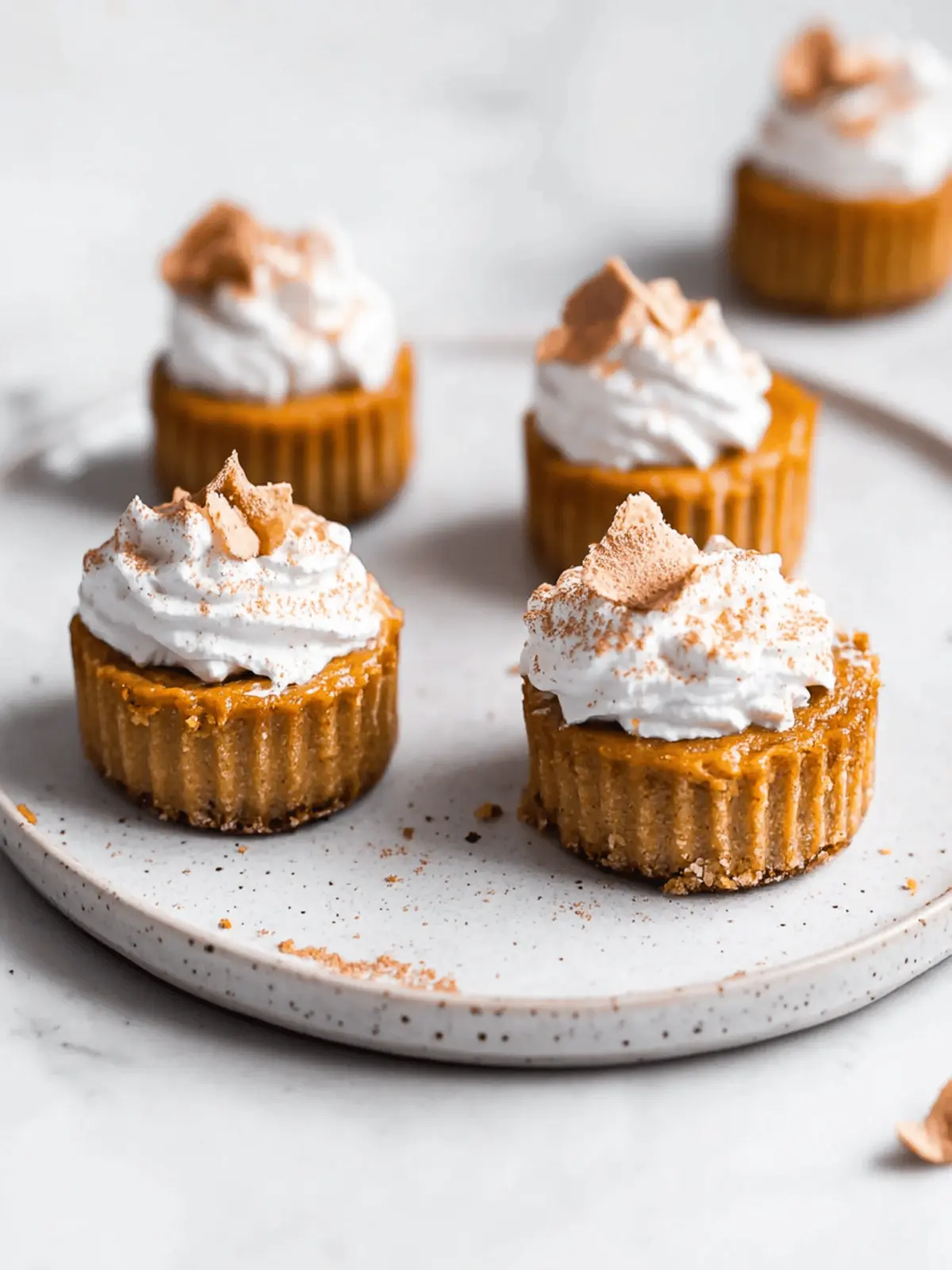 Pumpkin Pie Protein Cheesecakes