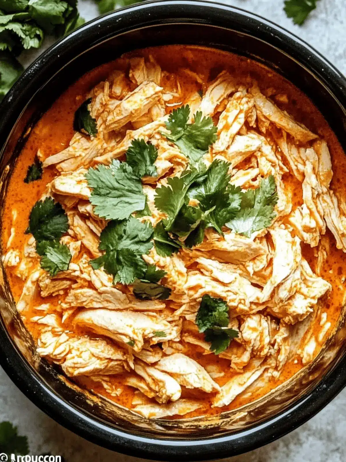 Crockpot Buffalo Chicken