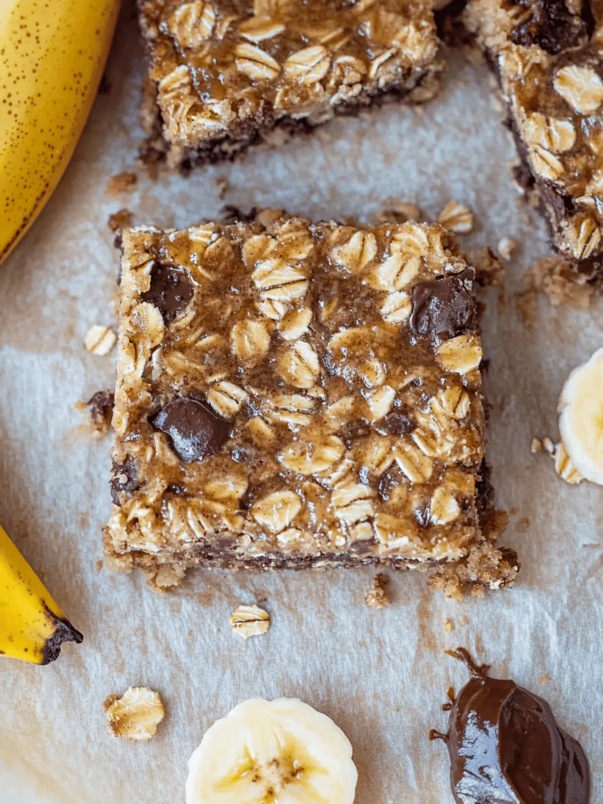 Banana Oatmeal Bars