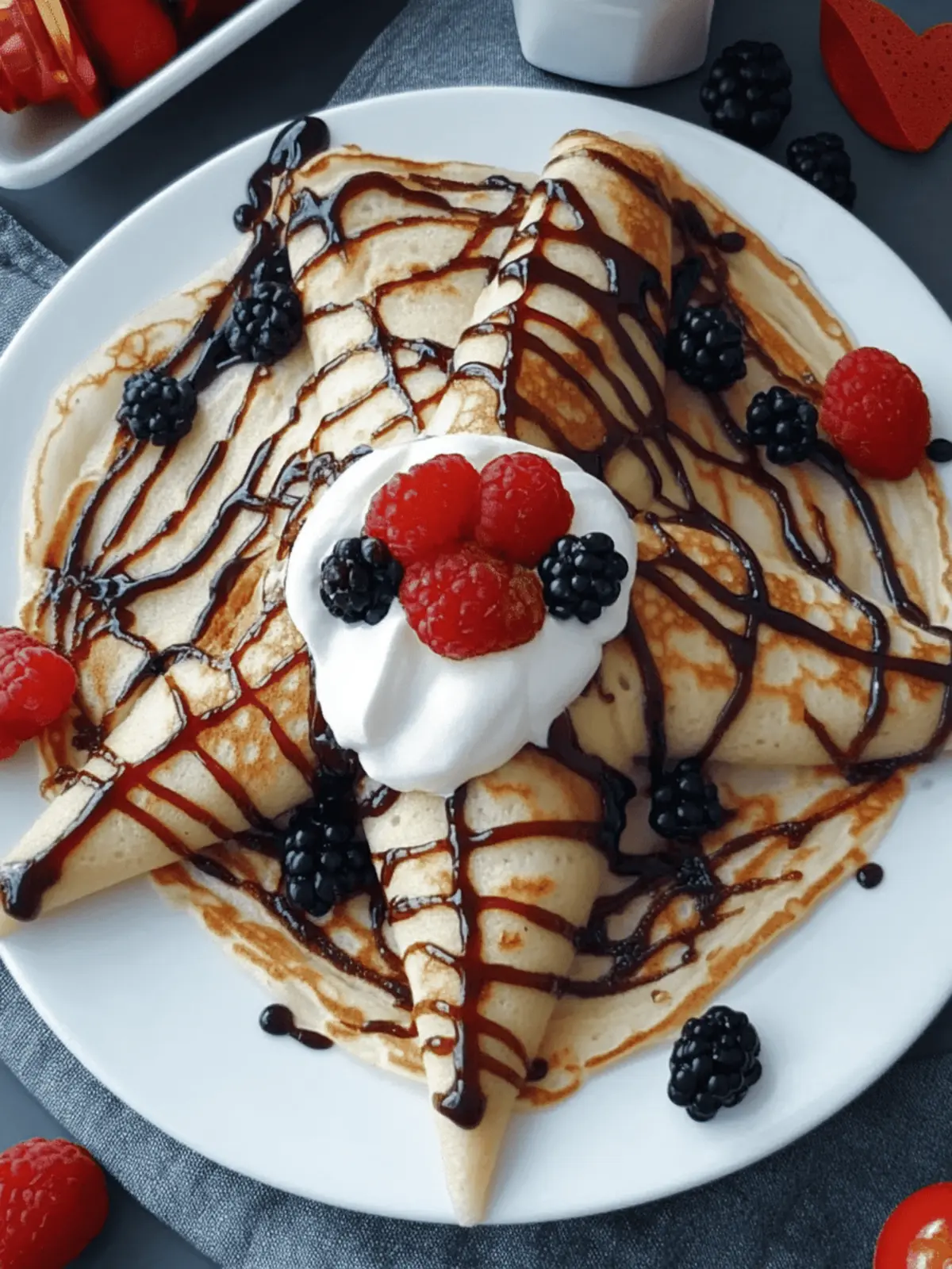 Spiderweb Crepes