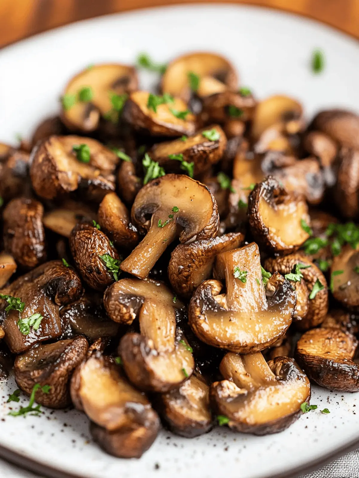 Air Fryer Mushrooms