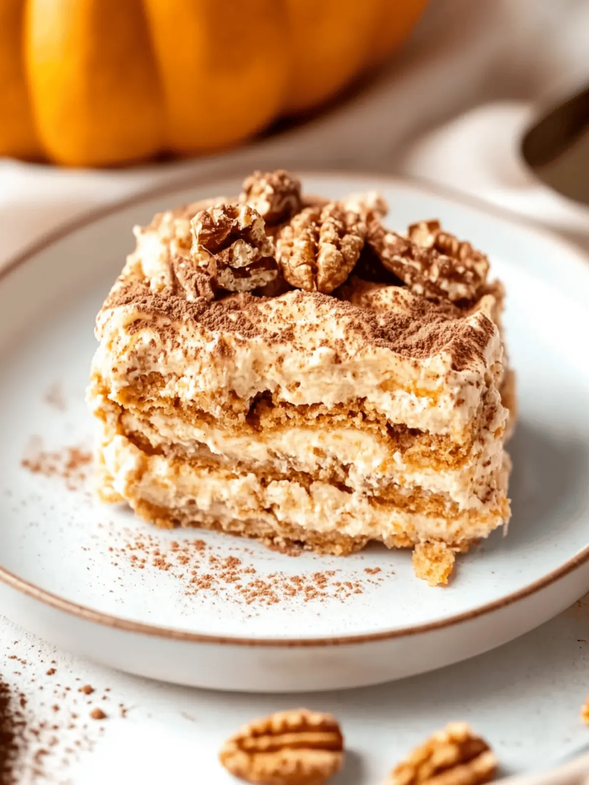 Creamy Pumpkin Tiramisu