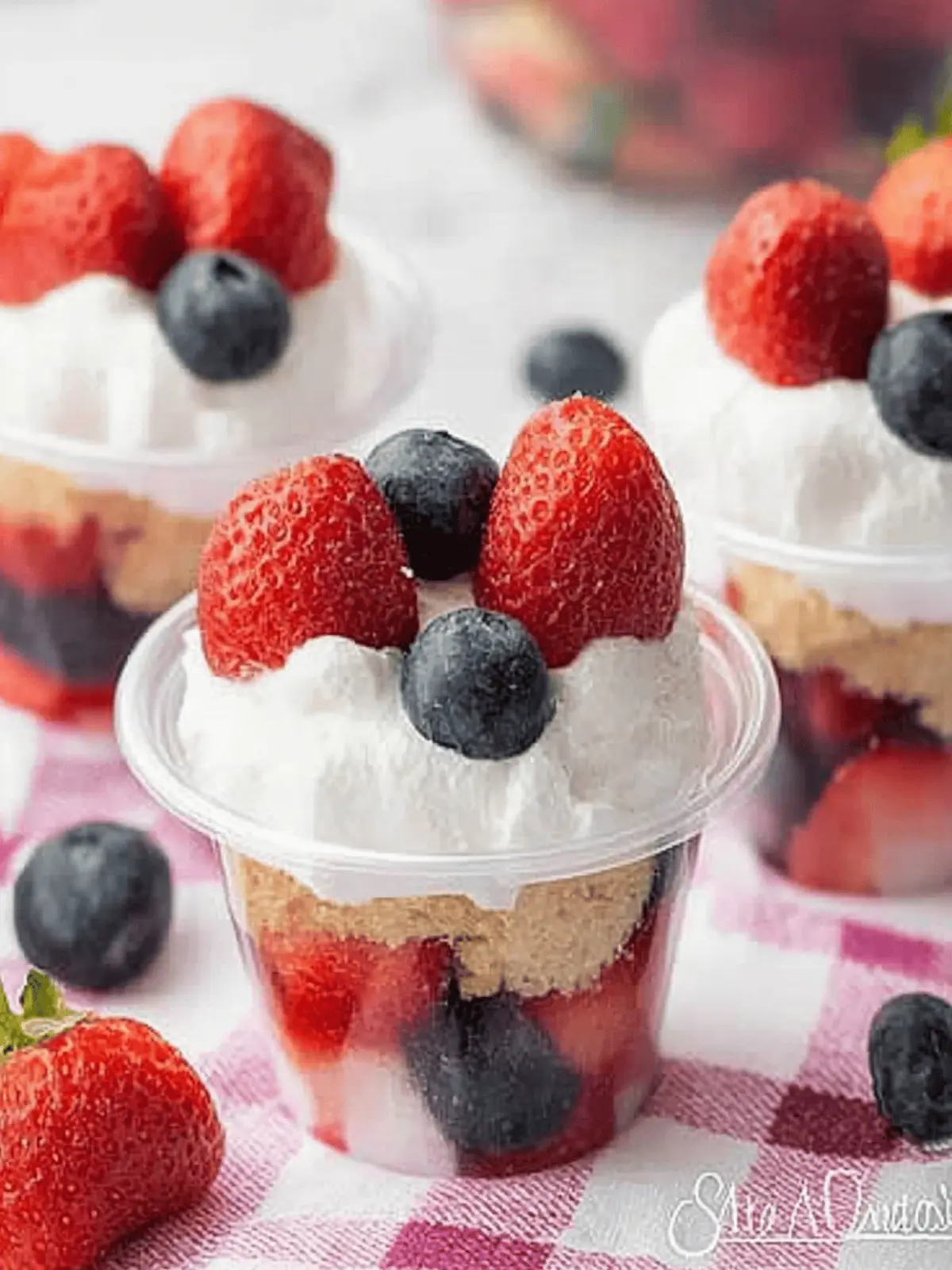 Mini Shortcake Cups