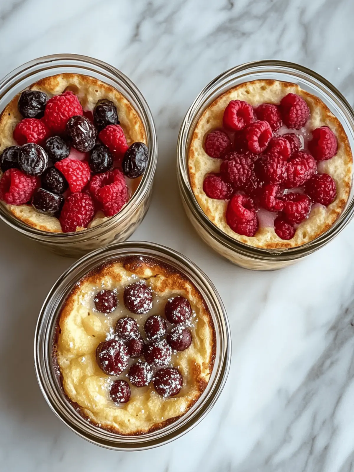 Baked Protein Pancake Bowls