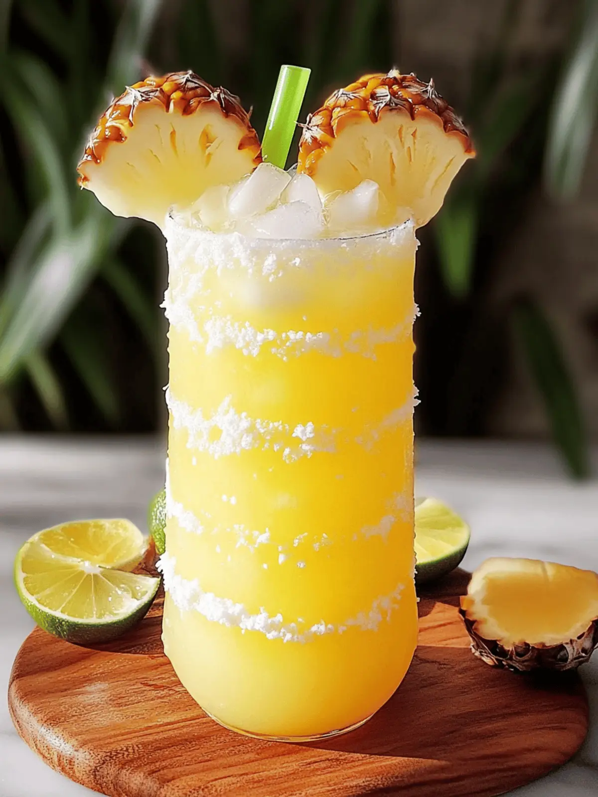 Non Alcoholic Piña Colada Punch