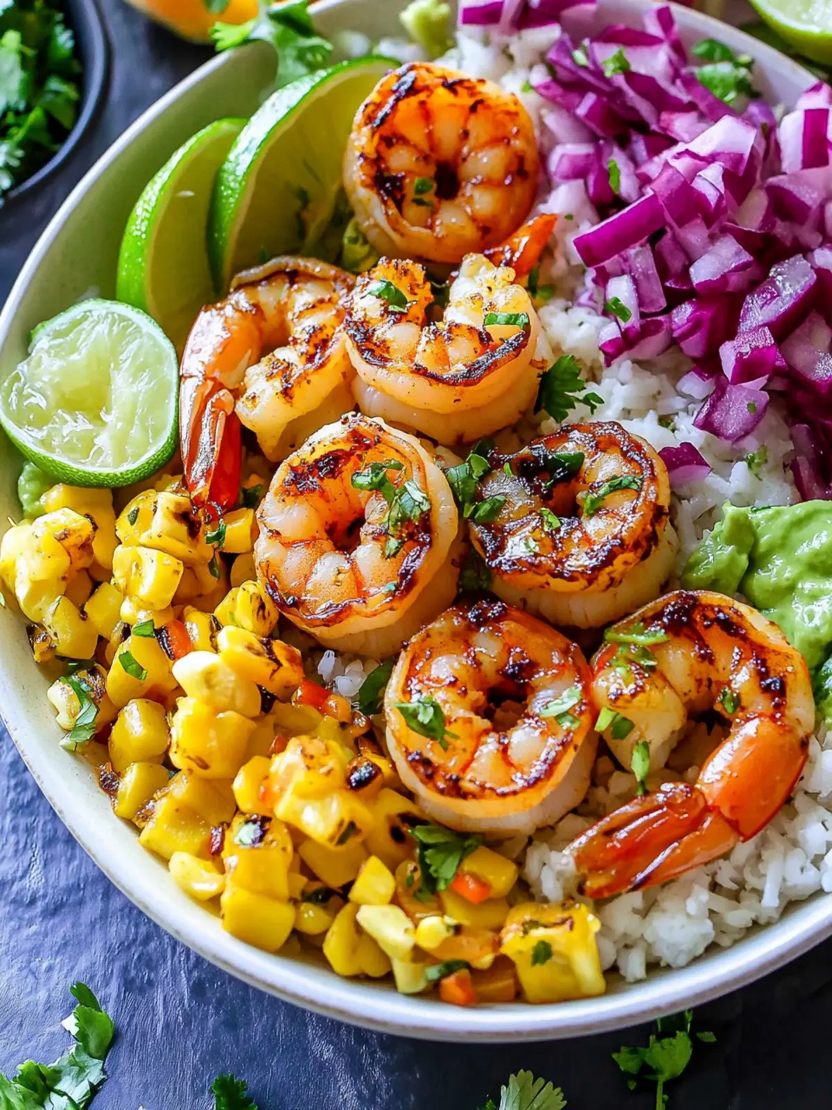 Hawaiian Shrimp Taco Bowl