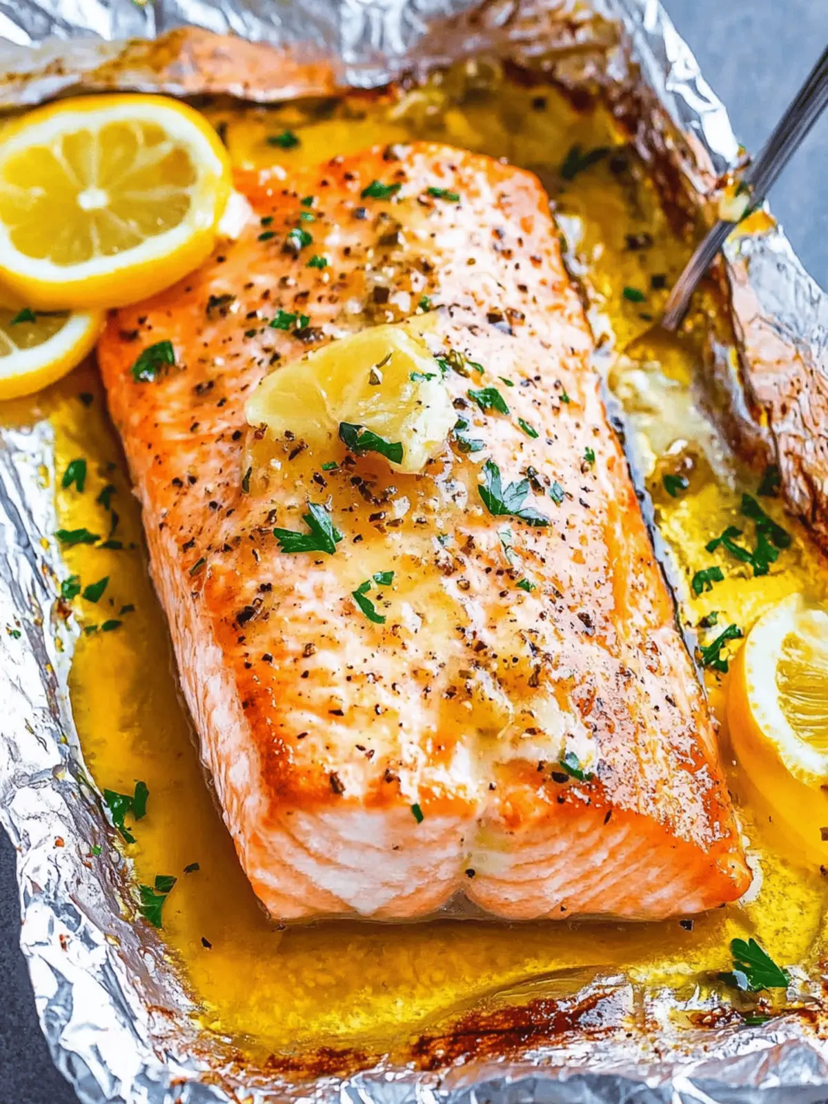 Sheet Pan Lemon Garlic Butter Salmon