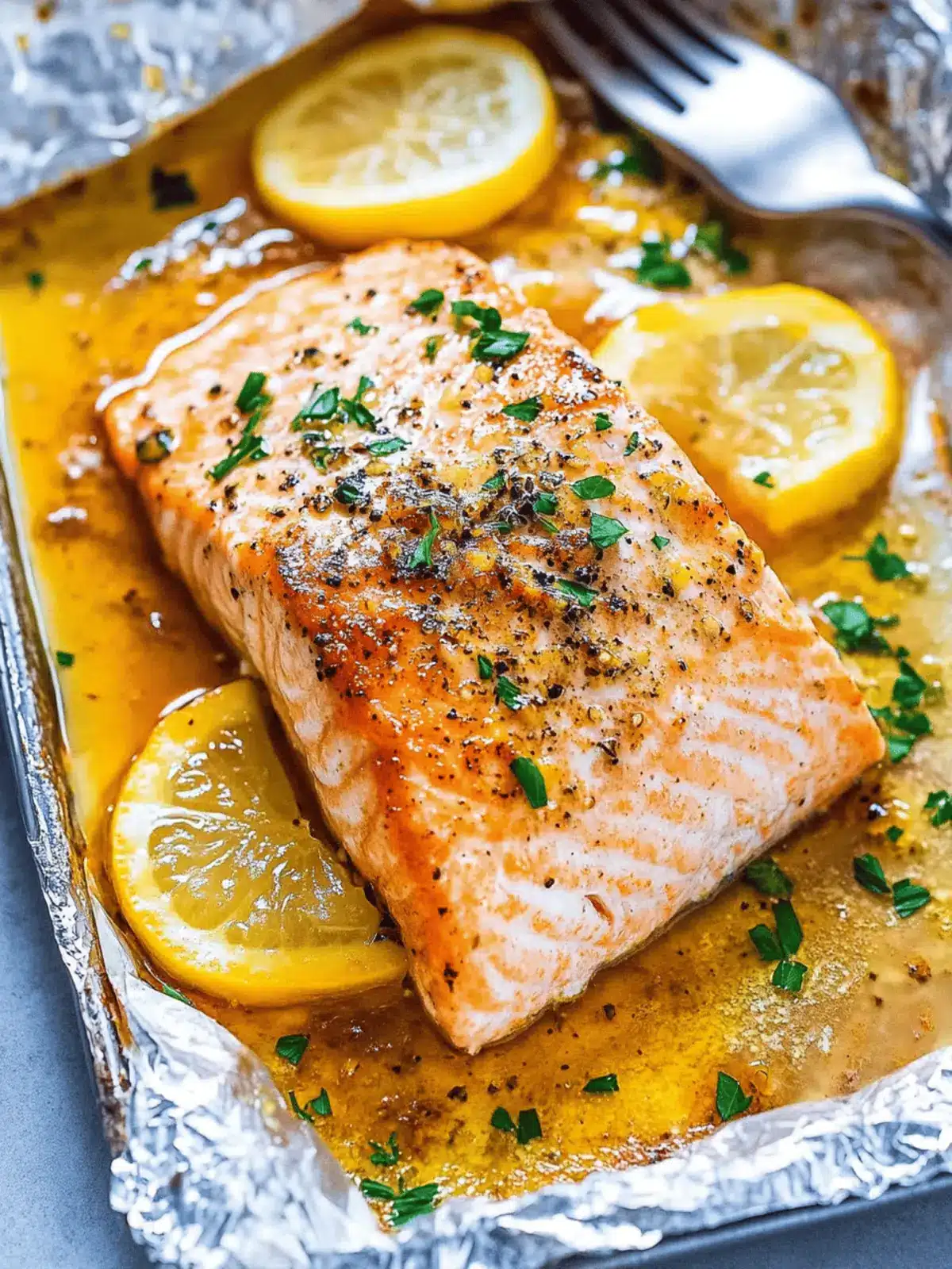Sheet Pan Lemon Garlic Butter Salmon