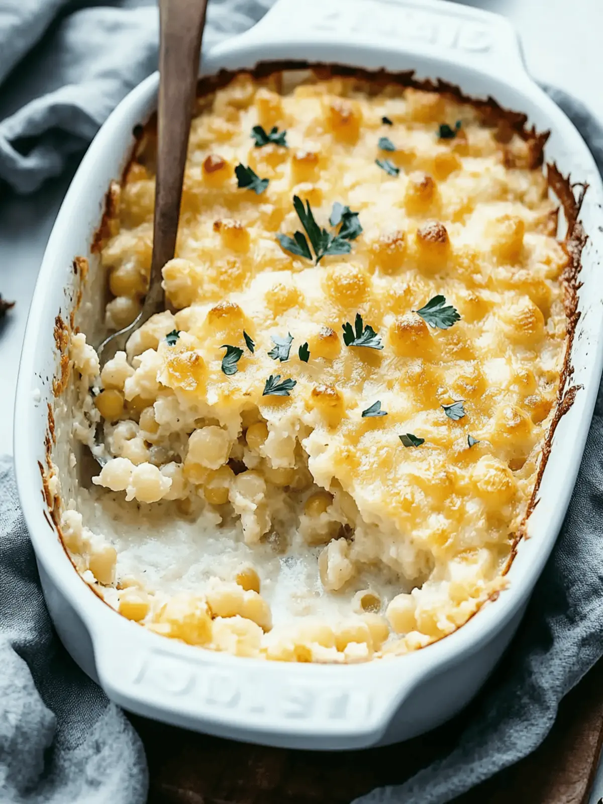 Cheesy Hominy Casserole