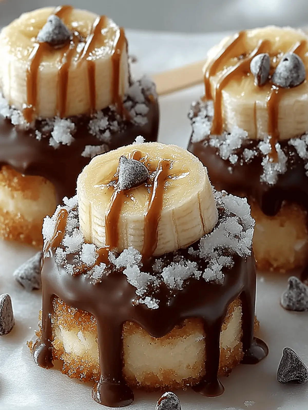 Frozen Chocolate Chip Banana Bites
