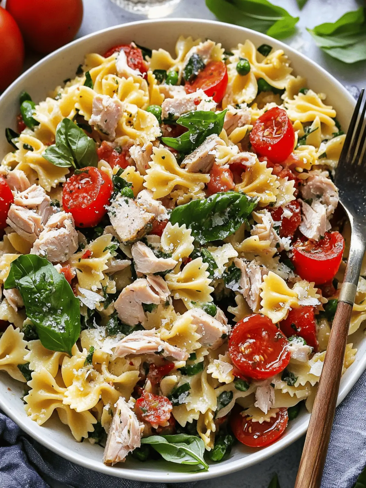 Tuscan Tuna Pasta Salad