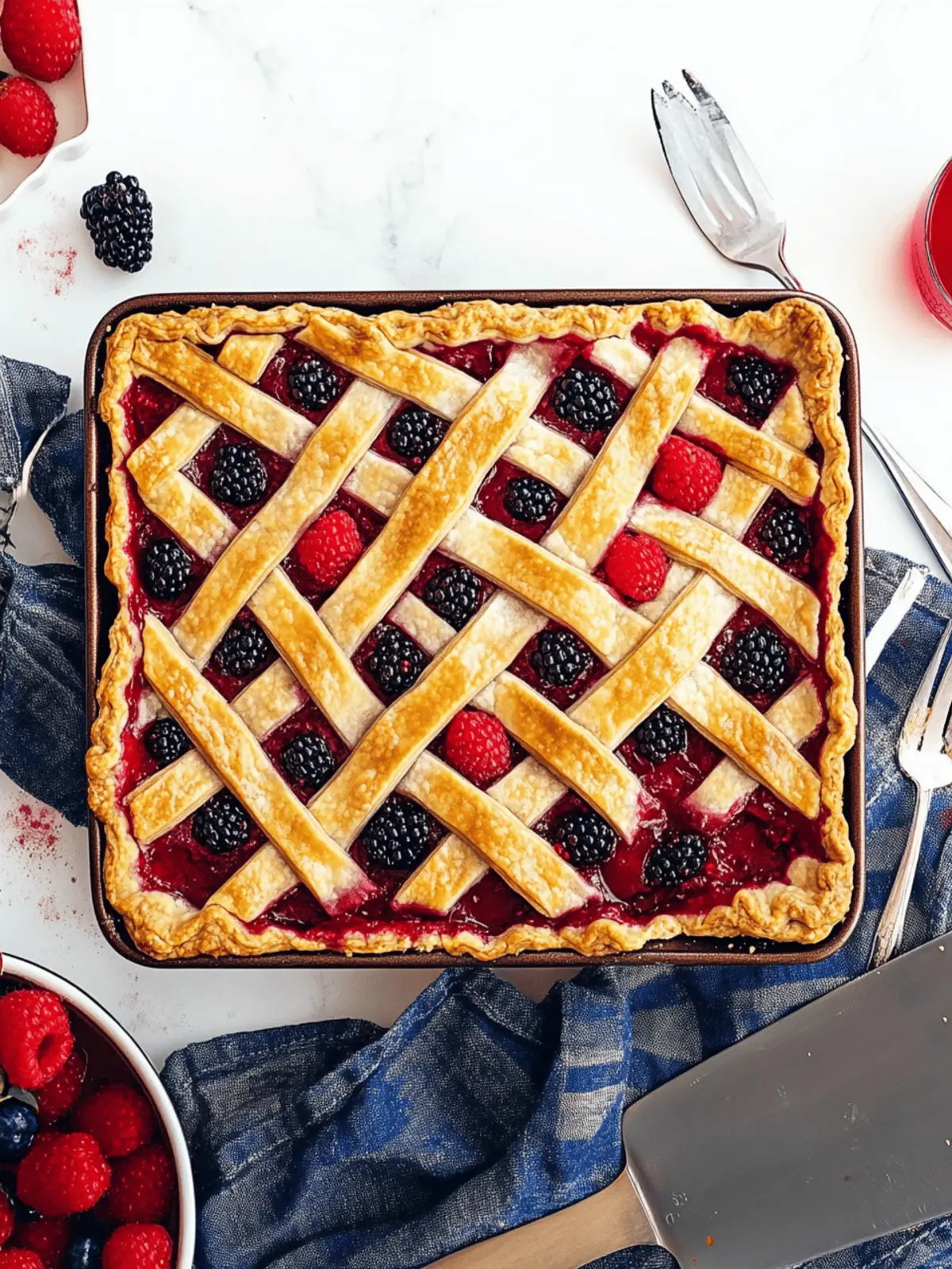 Berry Slab Pie