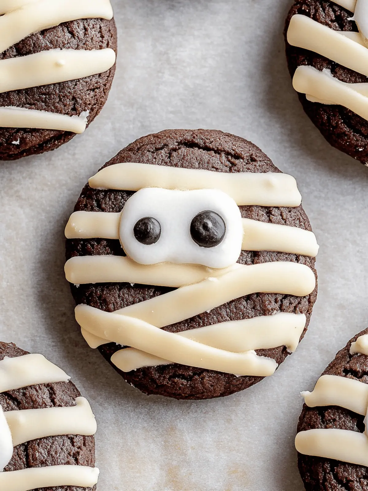Halloween Mummy Cookies