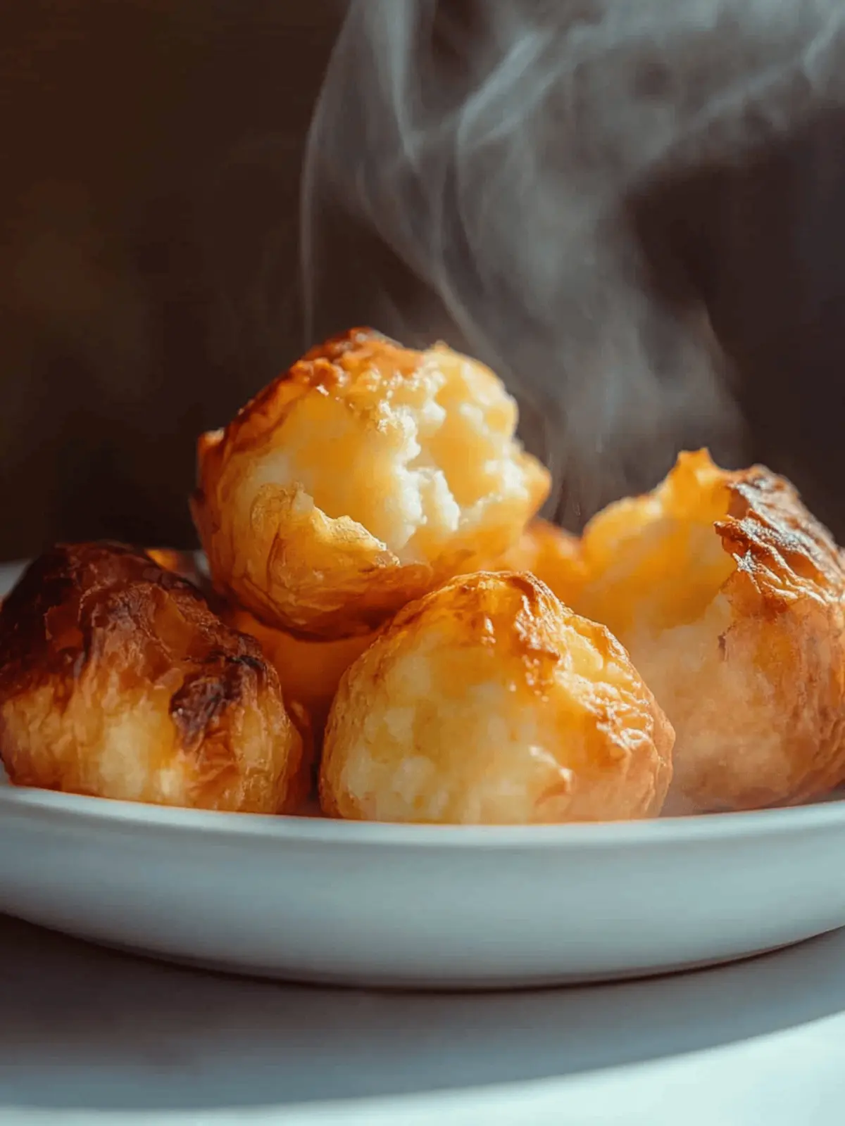 Crispy Mashed Potato Cheese Puffs