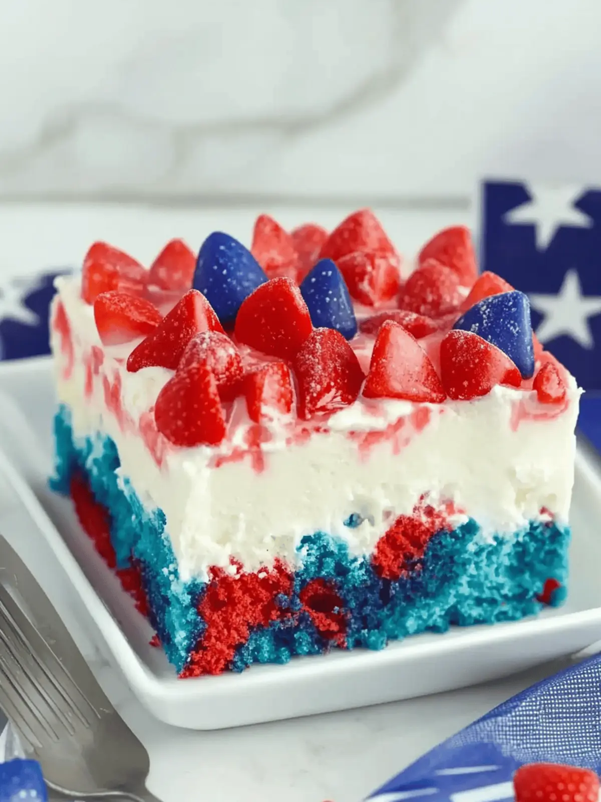 Patriotic Poke Cake