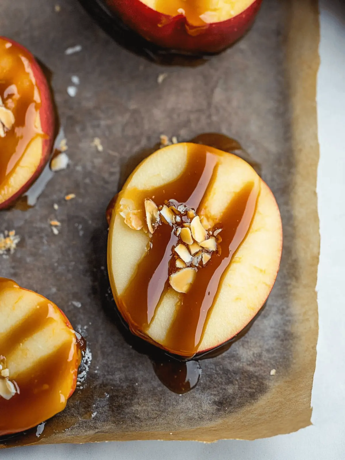 Caramel Apple Slices