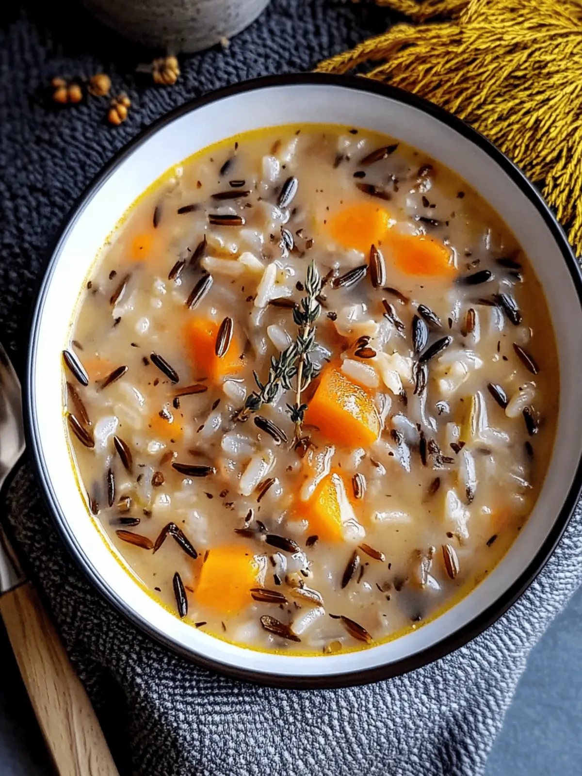 Autumn Wild Rice Soup