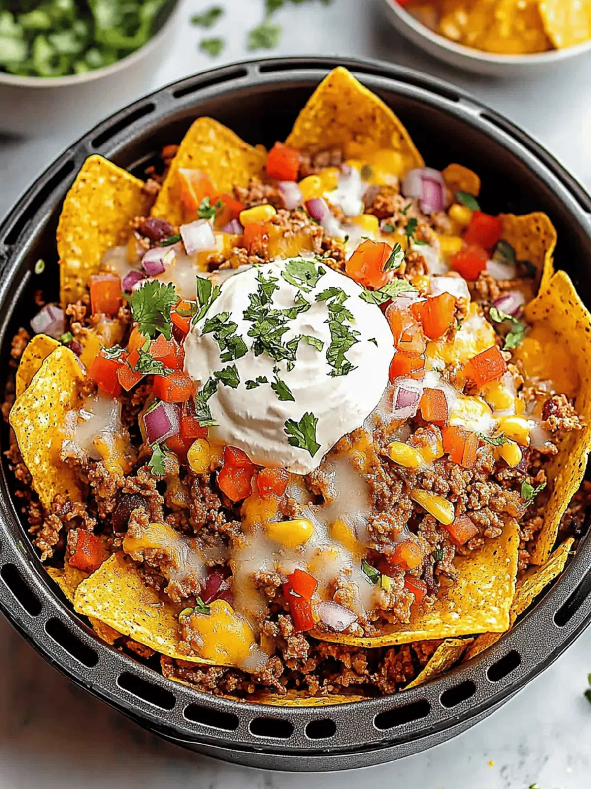 Air Fryer Nachos