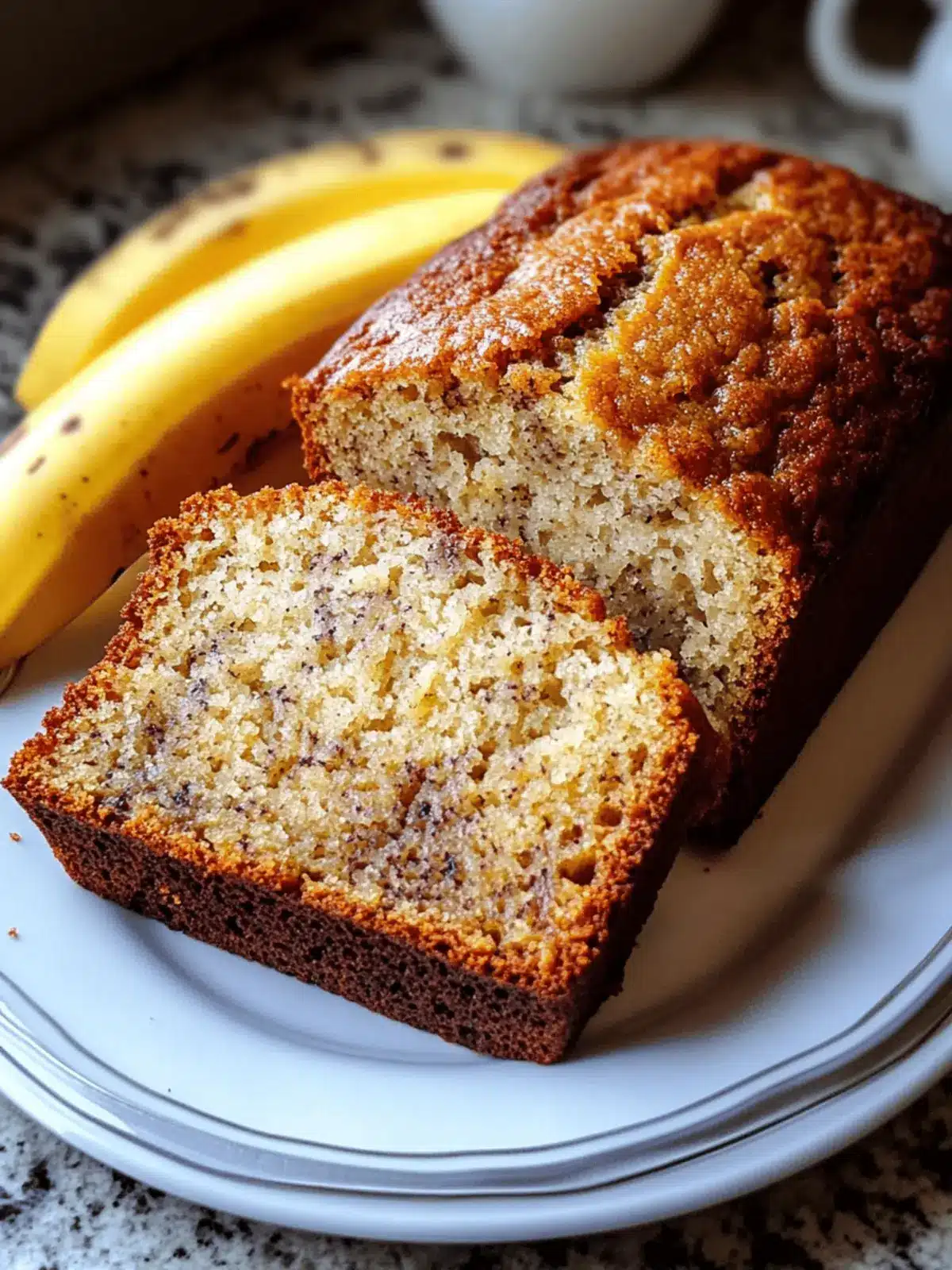 Moist Classic Baked Banana Bread