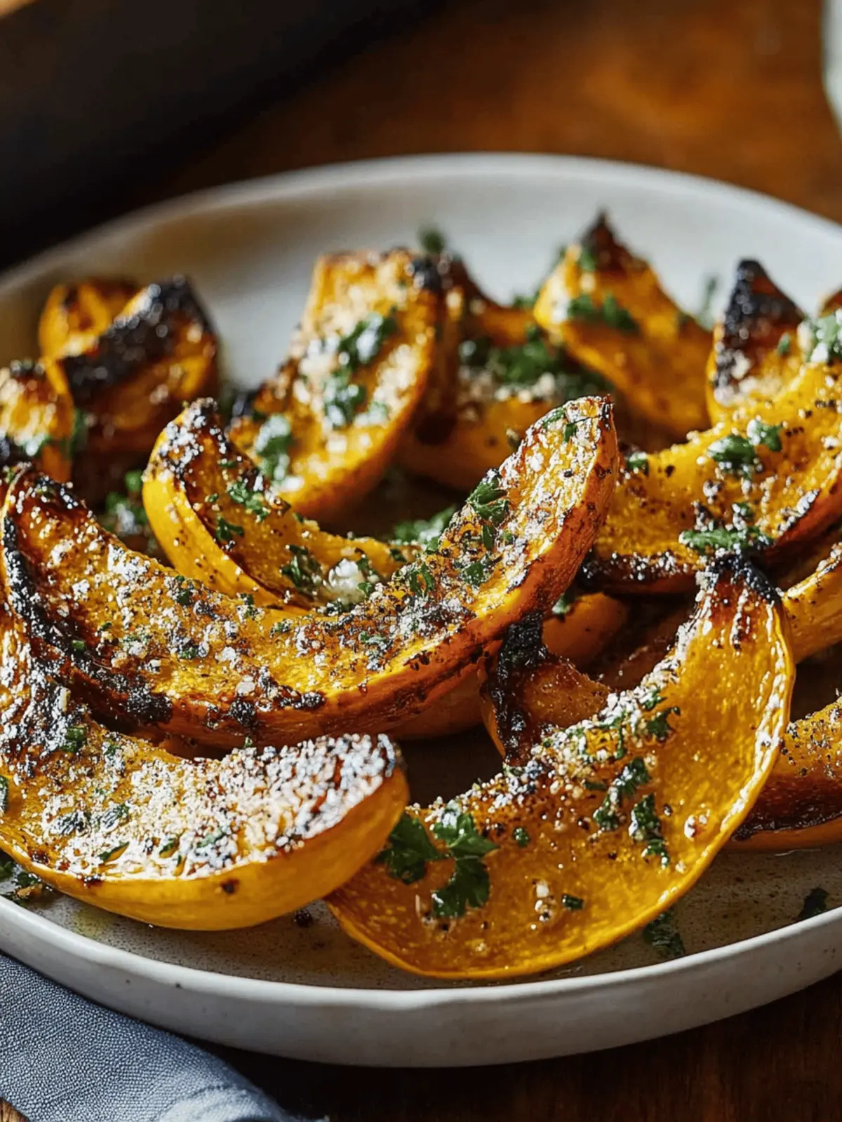 Roasted Winter Squash Wedges