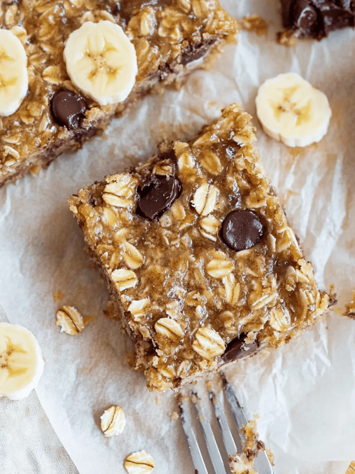 Banana Oatmeal Bars