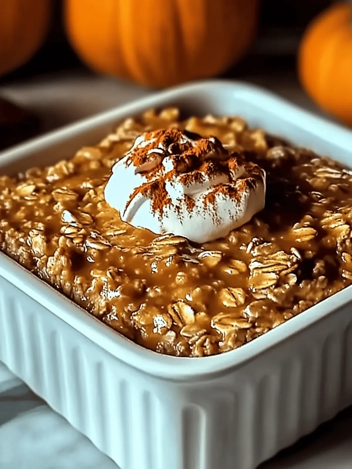 Pumpkin Baked Oatmeal
