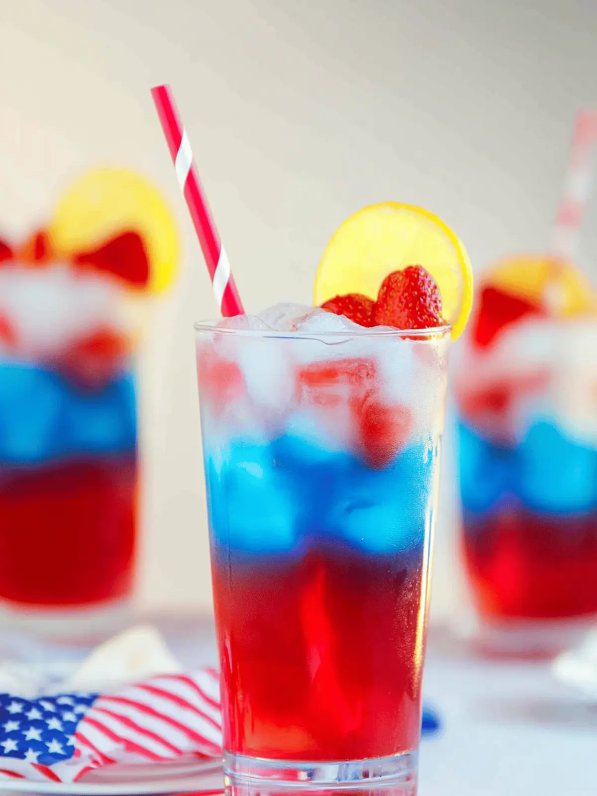 Red, White, and Blue Cocktail