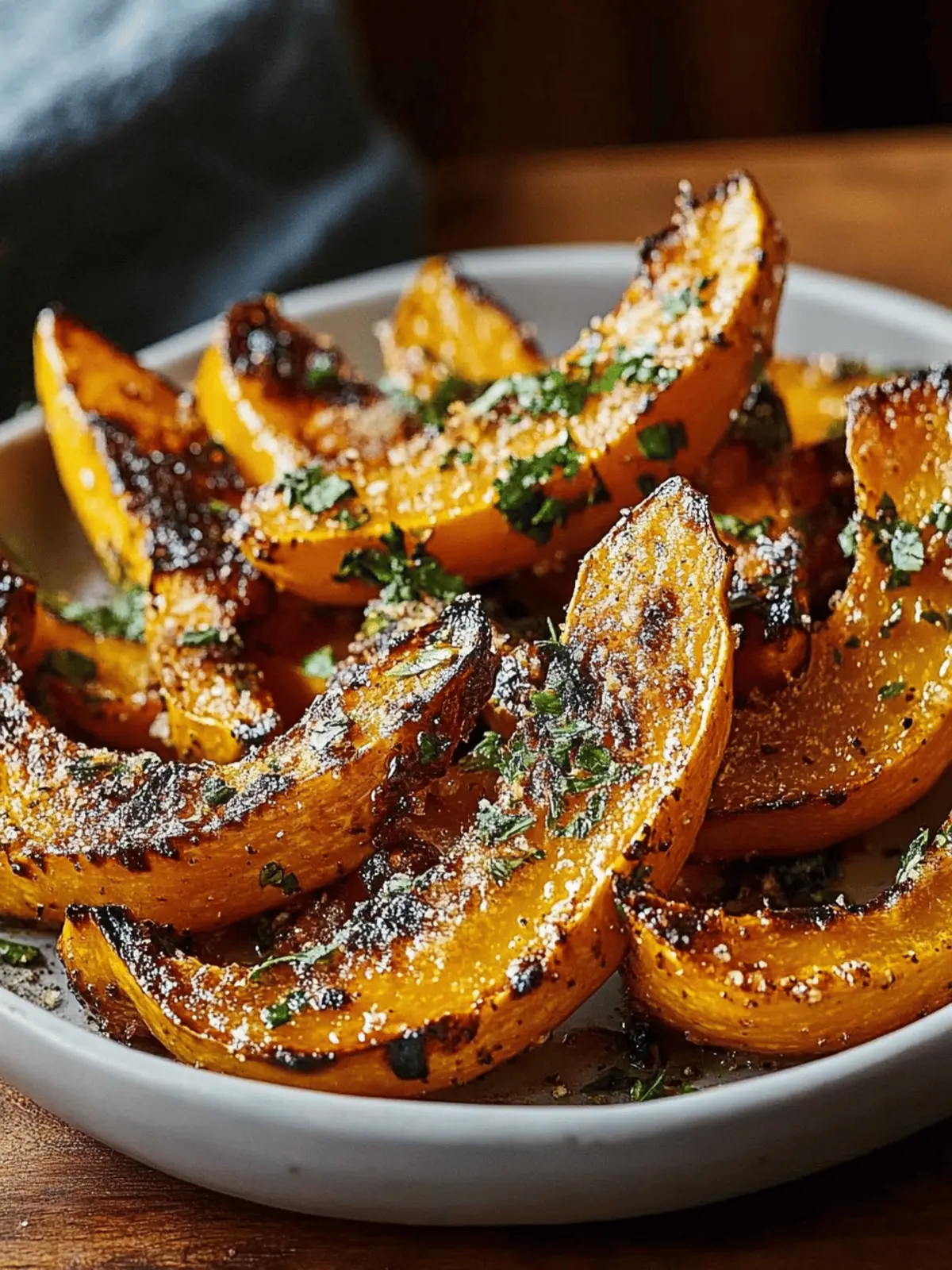 Roasted Winter Squash Wedges