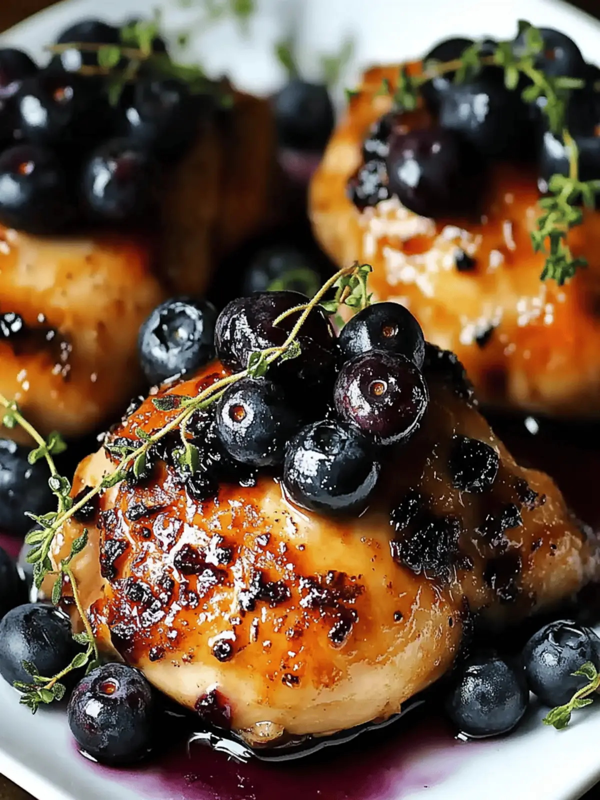 Blueberry Thyme Chicken