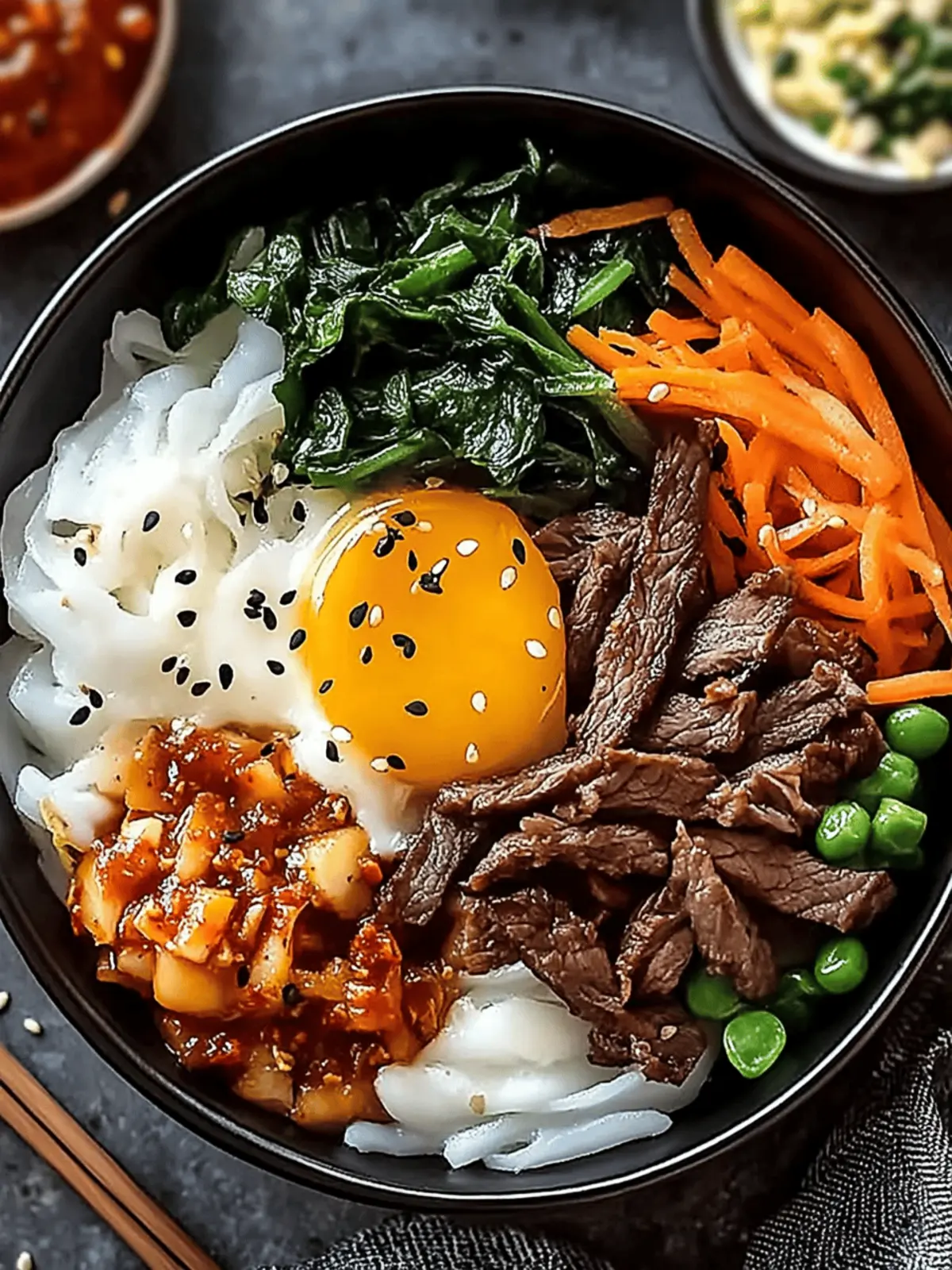 Korean Beef Bibimbap Bowl