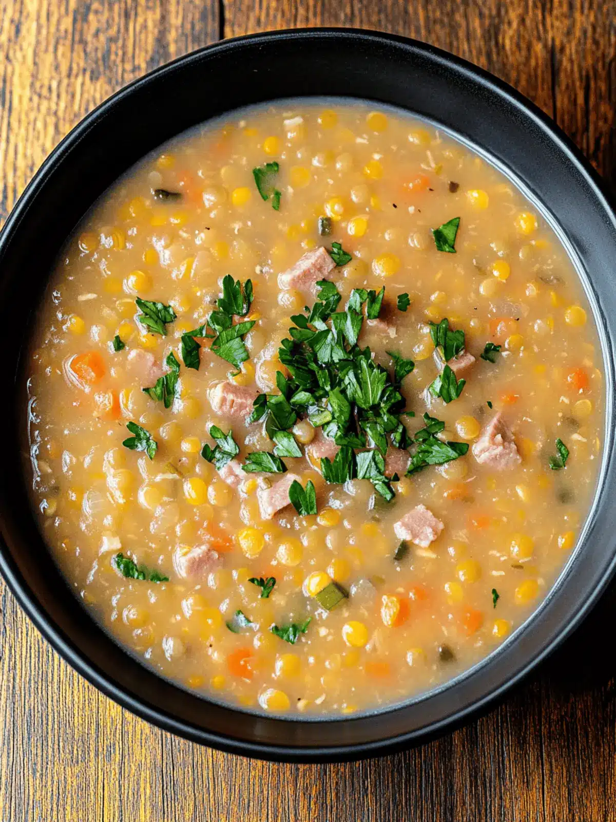 Ham Hock and Lentil Soup