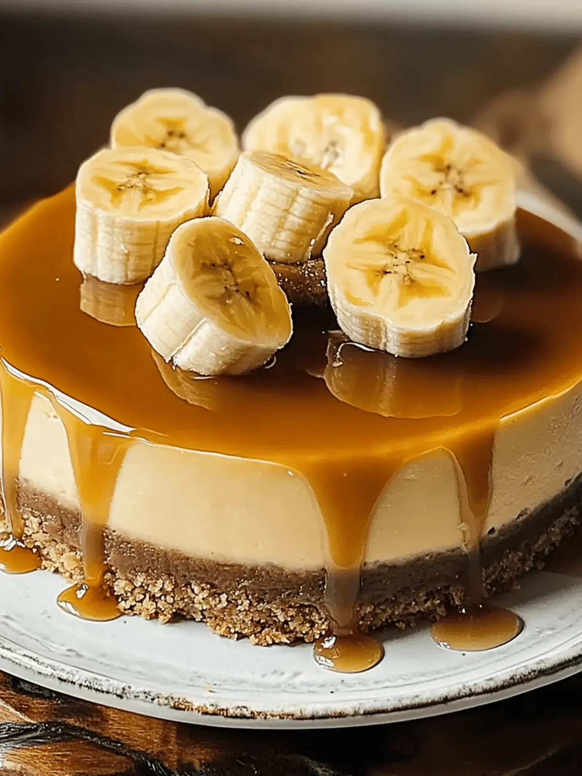 Bananas Foster Cheesecake