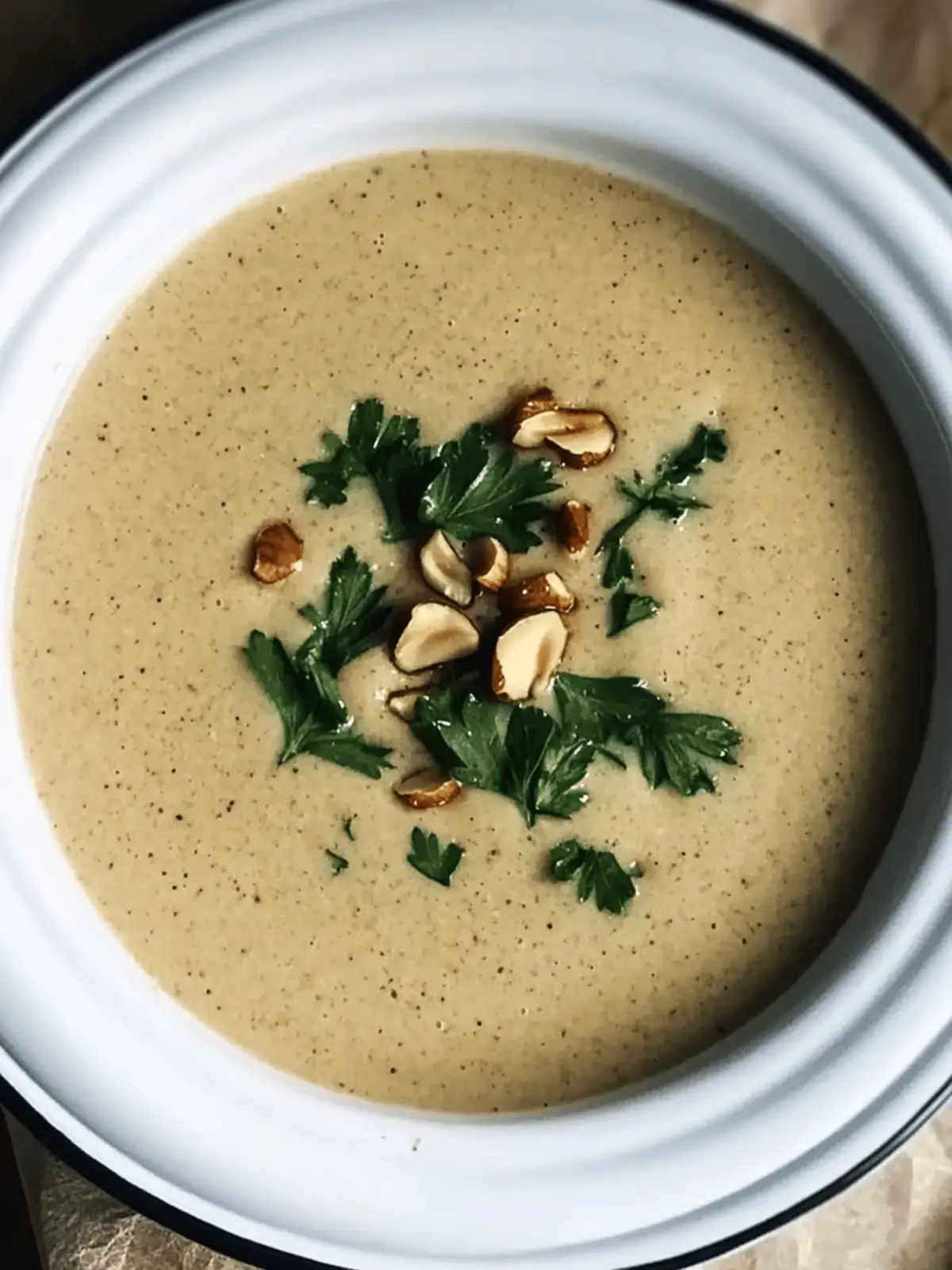 Paganens Algonquin Hazelnut Soup
