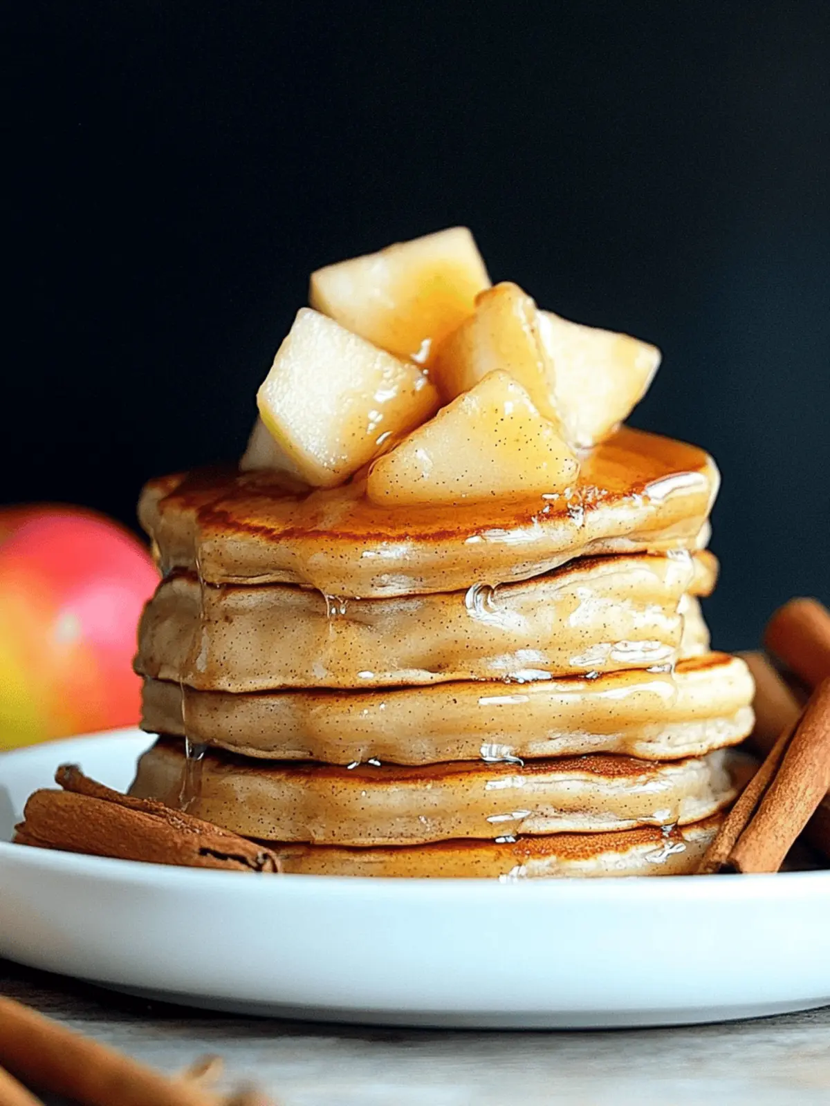 Cinnamon Apple Pancakes