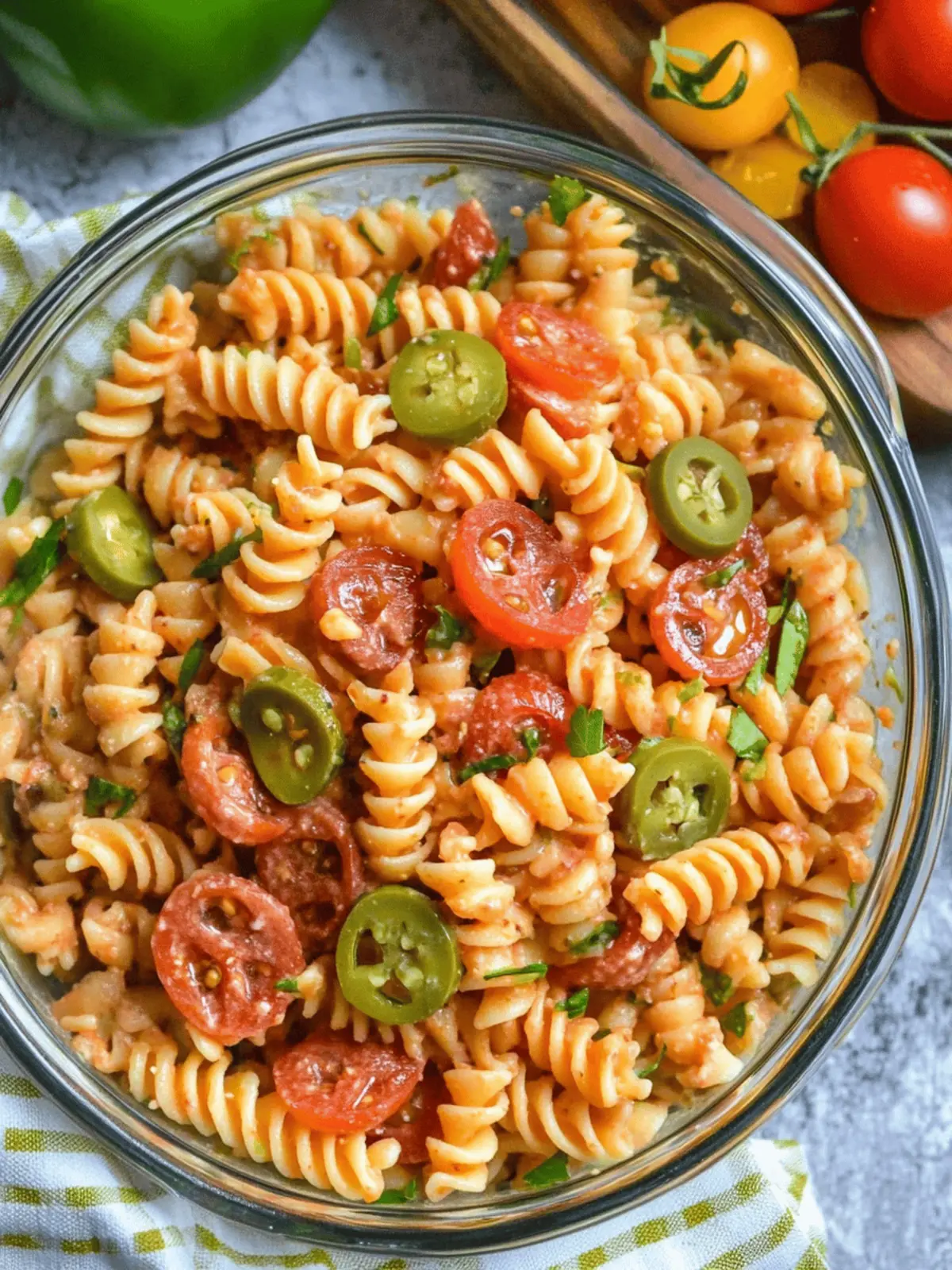 Bloody Mary Pasta Salad