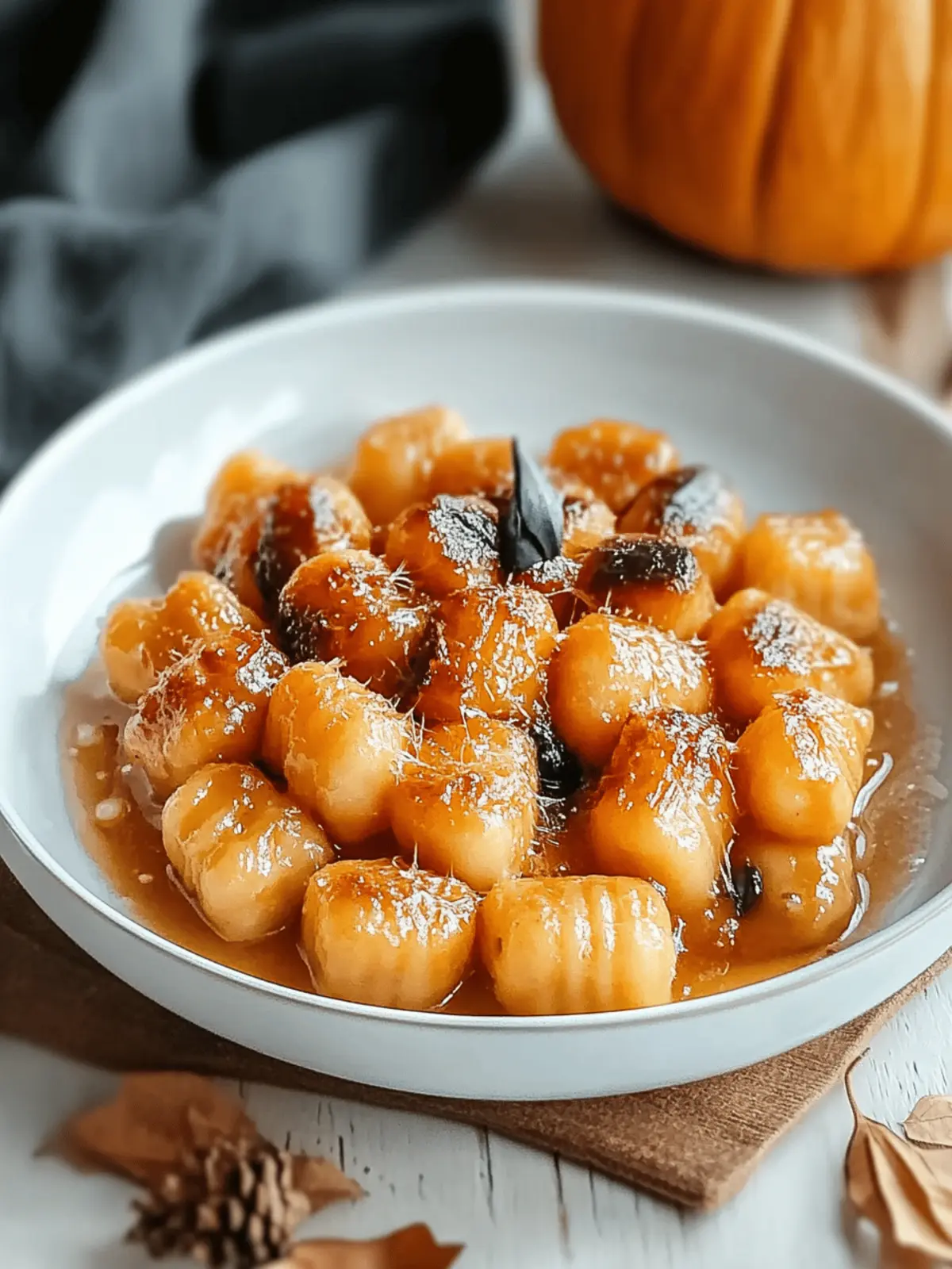 Air Fryer Pumpkin Gnocchi Bake
