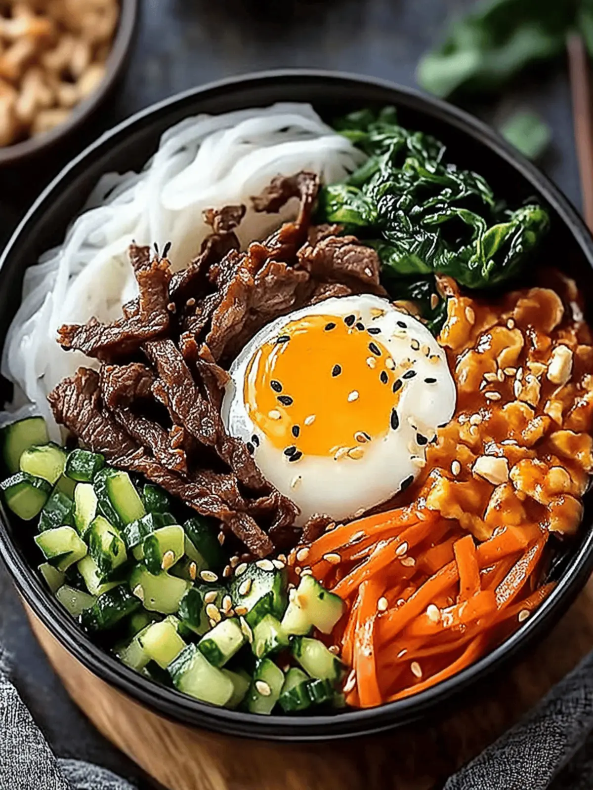 Korean Beef Bibimbap Bowl