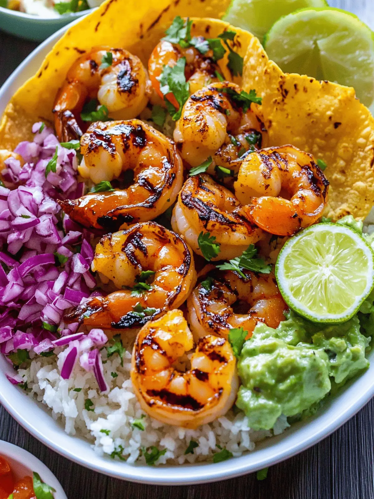 Hawaiian Shrimp Taco Bowl