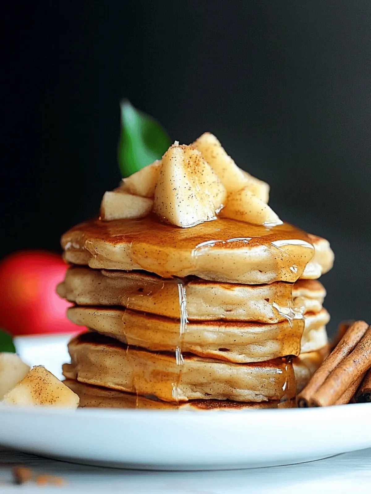 Cinnamon Apple Pancakes