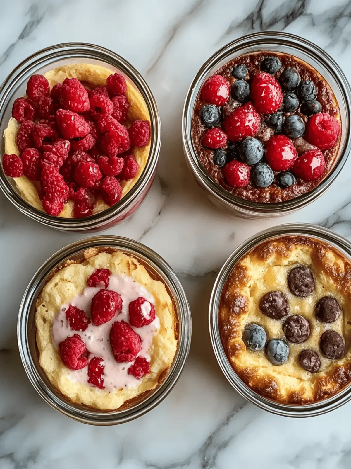Baked Protein Pancake Bowls