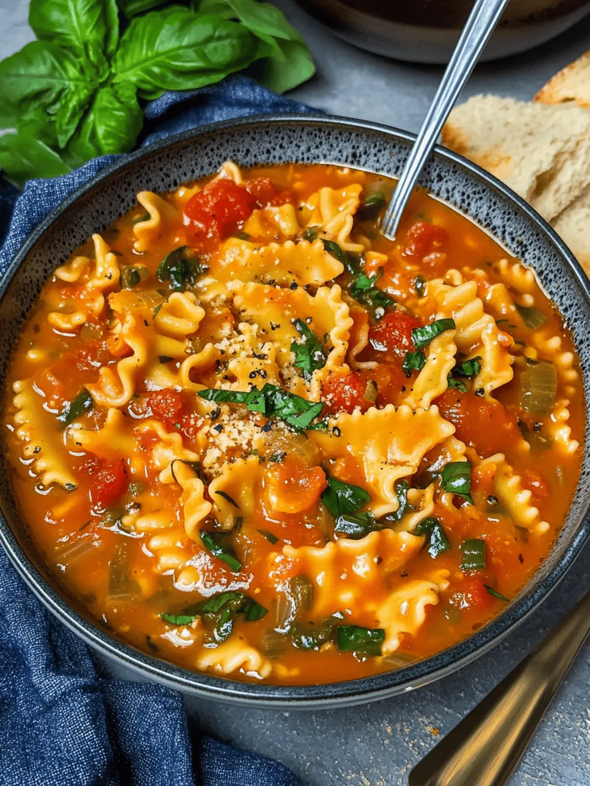 Vegan Lasagna Soup